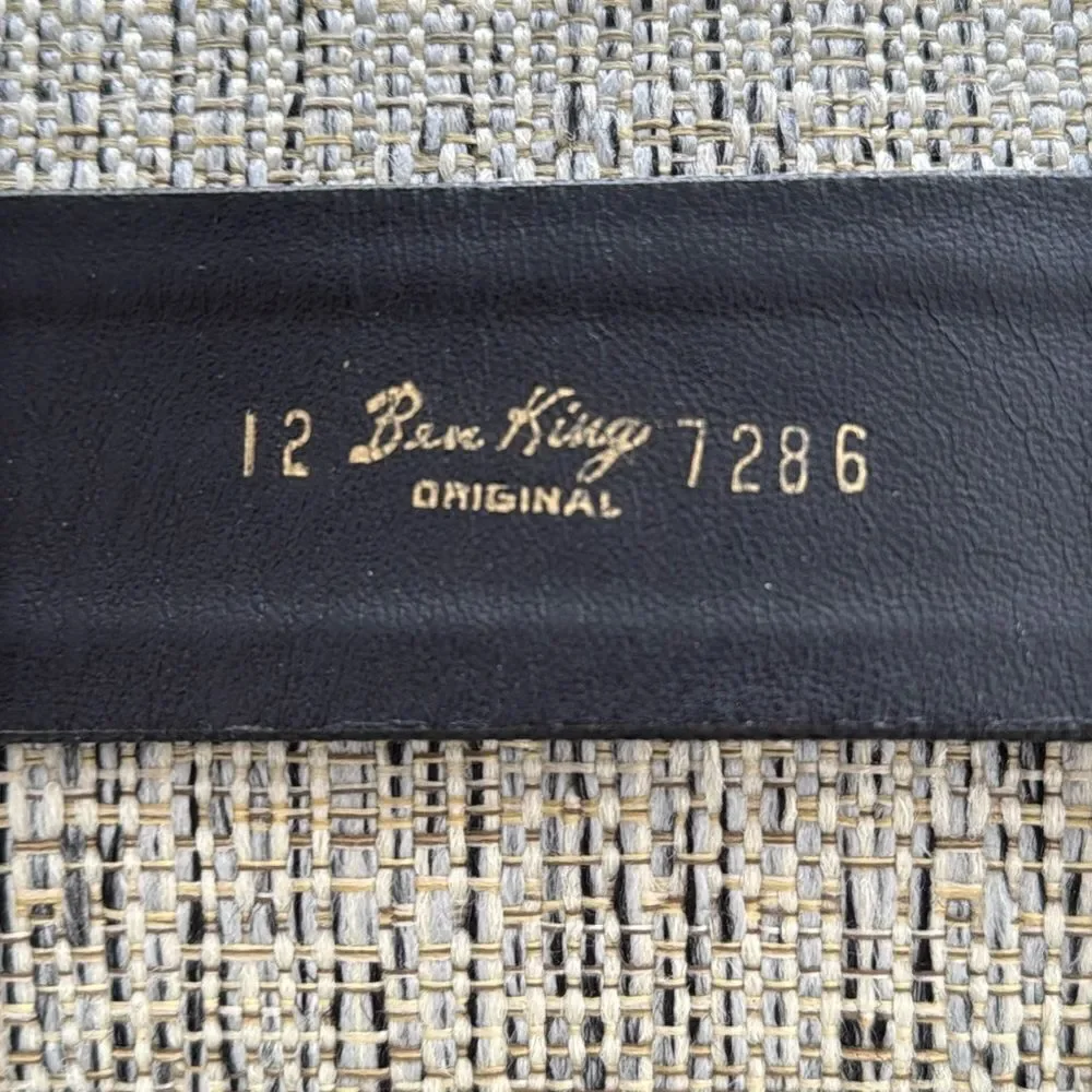Vintage & NEW Ben King leather belt may